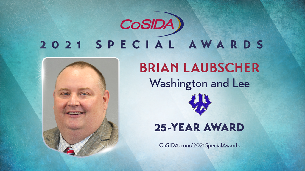 2021 Special Awards Salute: Brian Laubscher (Washington and Lee), 25-Year Award